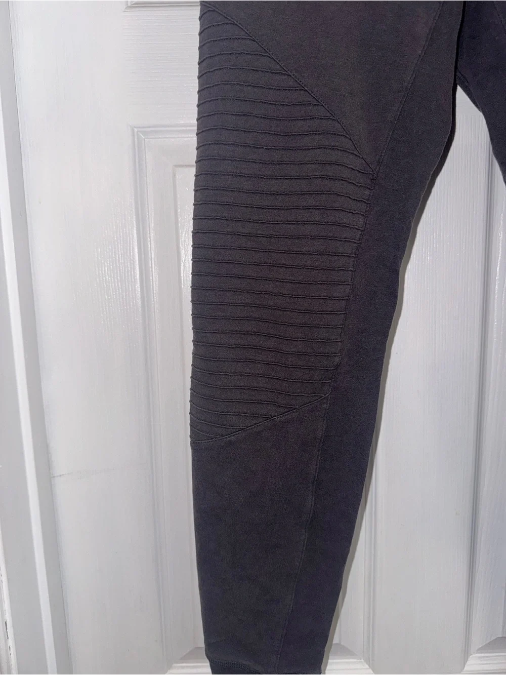 Alo Gray Urban Moto Sweatpants Joggers S